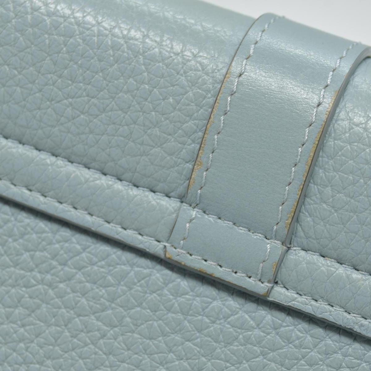 $895 Chloe Aby Leather Biford Long Chain Wallet