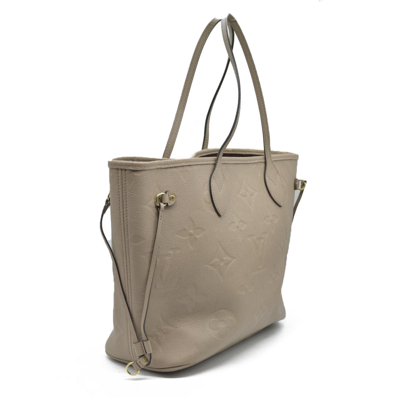 $2940 Louis Vuitton Empreinte Leather Neverfull MM