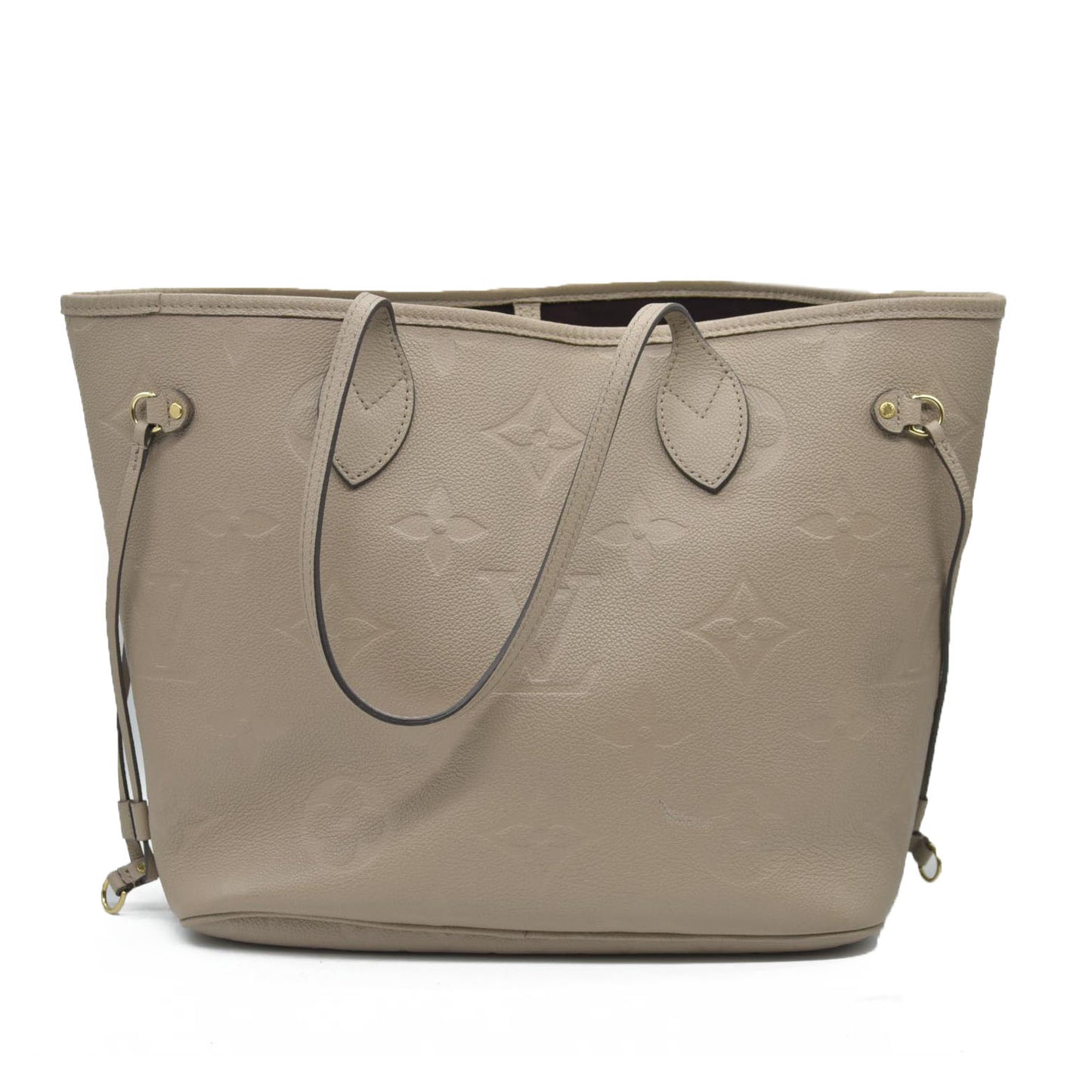 $2940 Louis Vuitton Empreinte Leather Neverfull MM