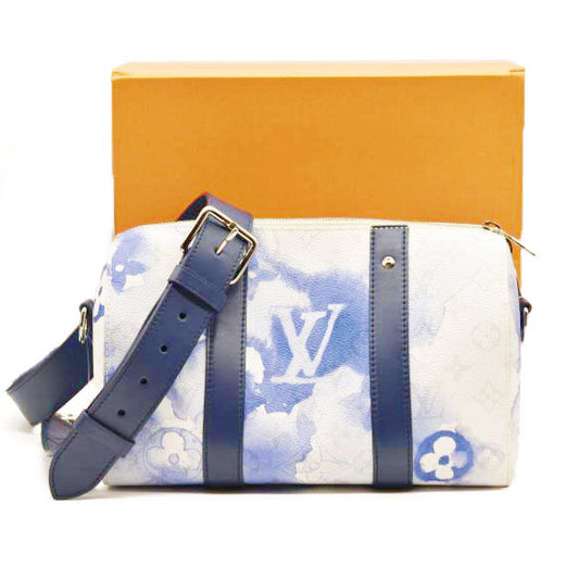 LOUIS VUITTON Limited Edition Monogram Watercolor City Keepall Blue  DR0281