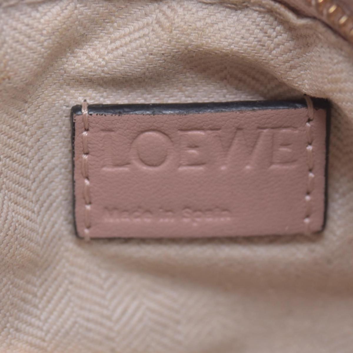 $3850 Loewe Calfskin Suede Small Puzzle Bag Blush