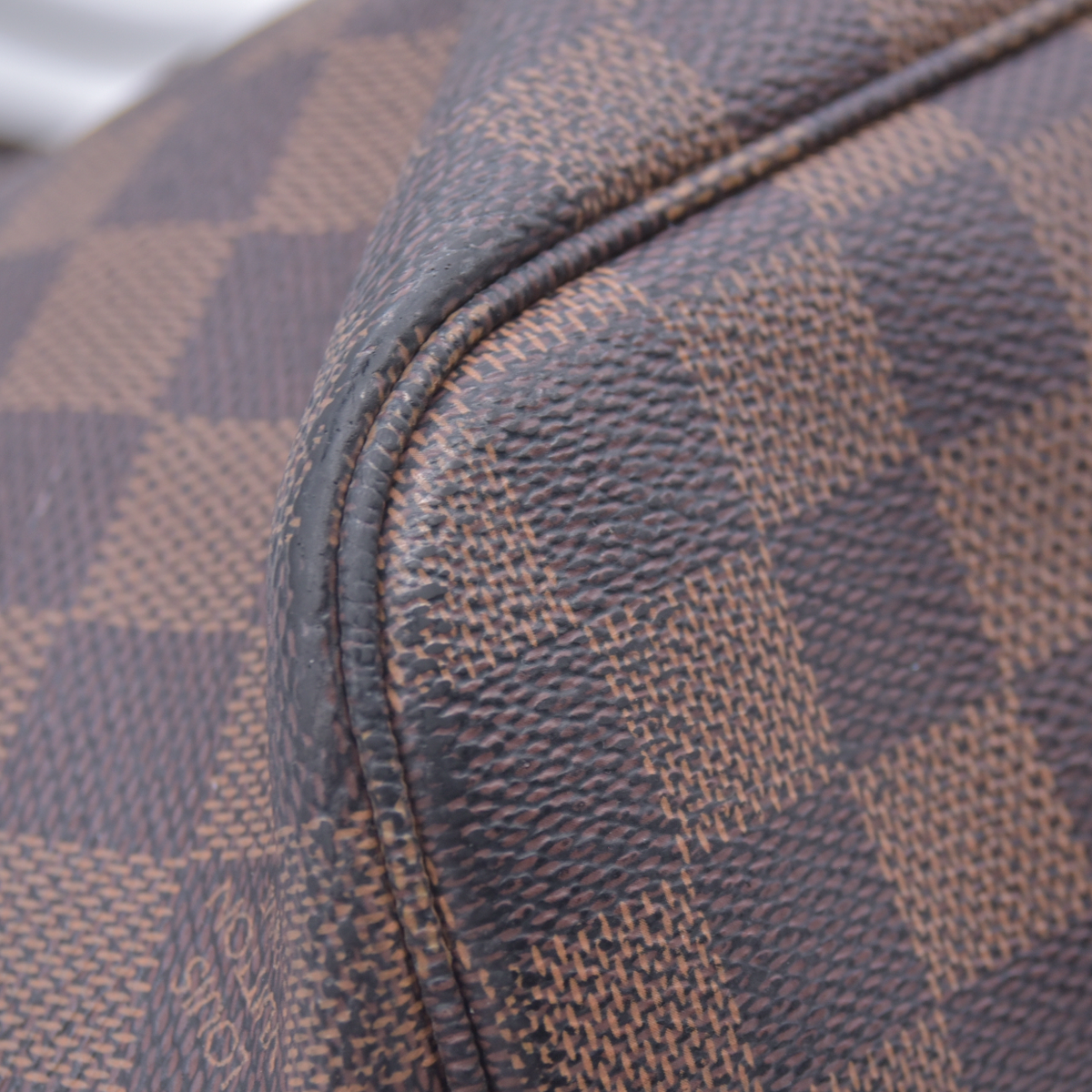 $2160 2008 Louis Vuitton Damier Ebene Neverfull PM  Tote Bag Handbag MB1048