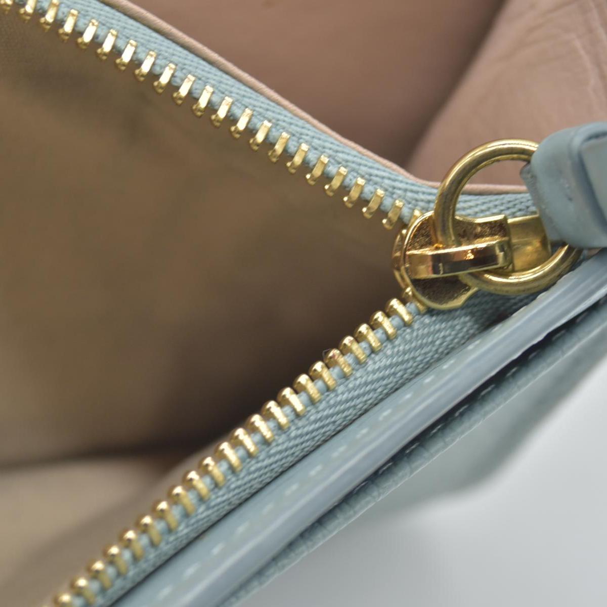 $895 Chloe Aby Leather Biford Long Chain Wallet