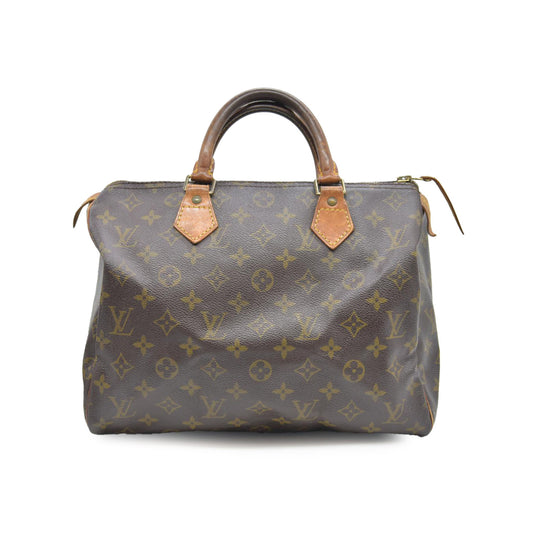 Louis Vuitton LV Hand Bag Speedy 30 Brown Monogram SP0935