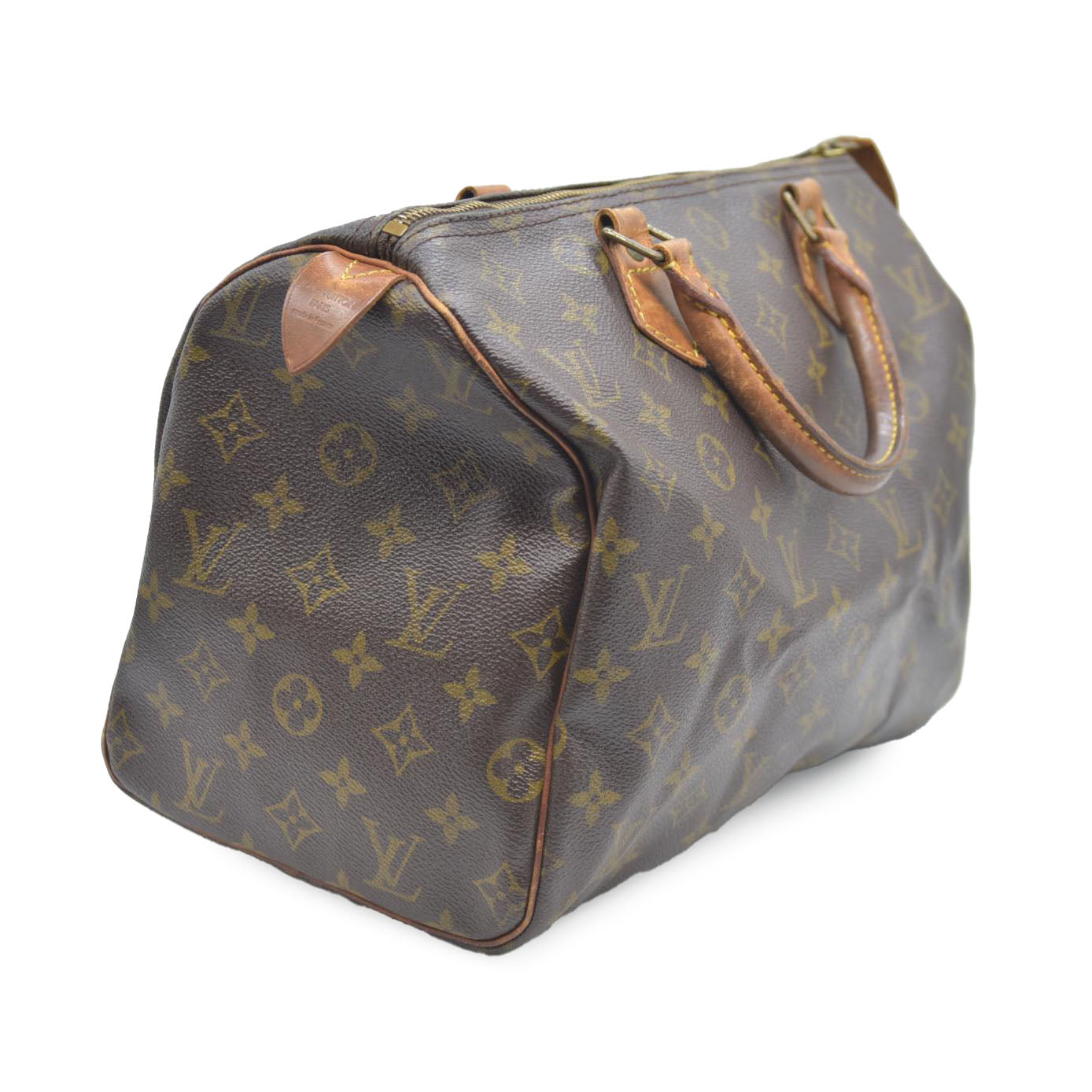 Louis Vuitton LV Hand Bag Speedy 30 Brown Monogram SP0935