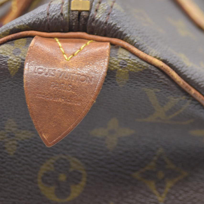 Louis Vuitton LV Hand Bag Speedy 30 Brown Monogram SP0935