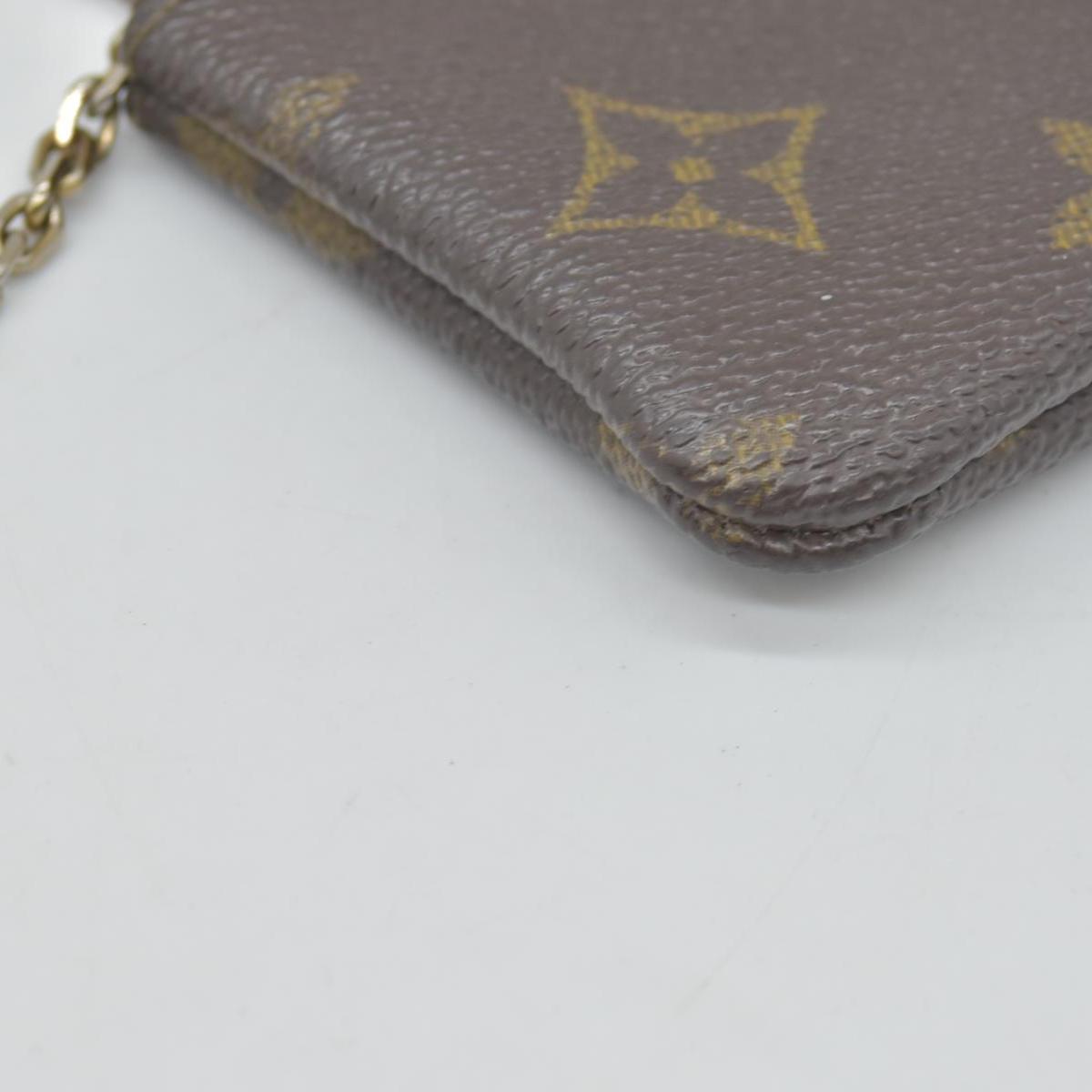 LOUIS VUITTON Monogram  Coin Purse Key Pochette Cles
