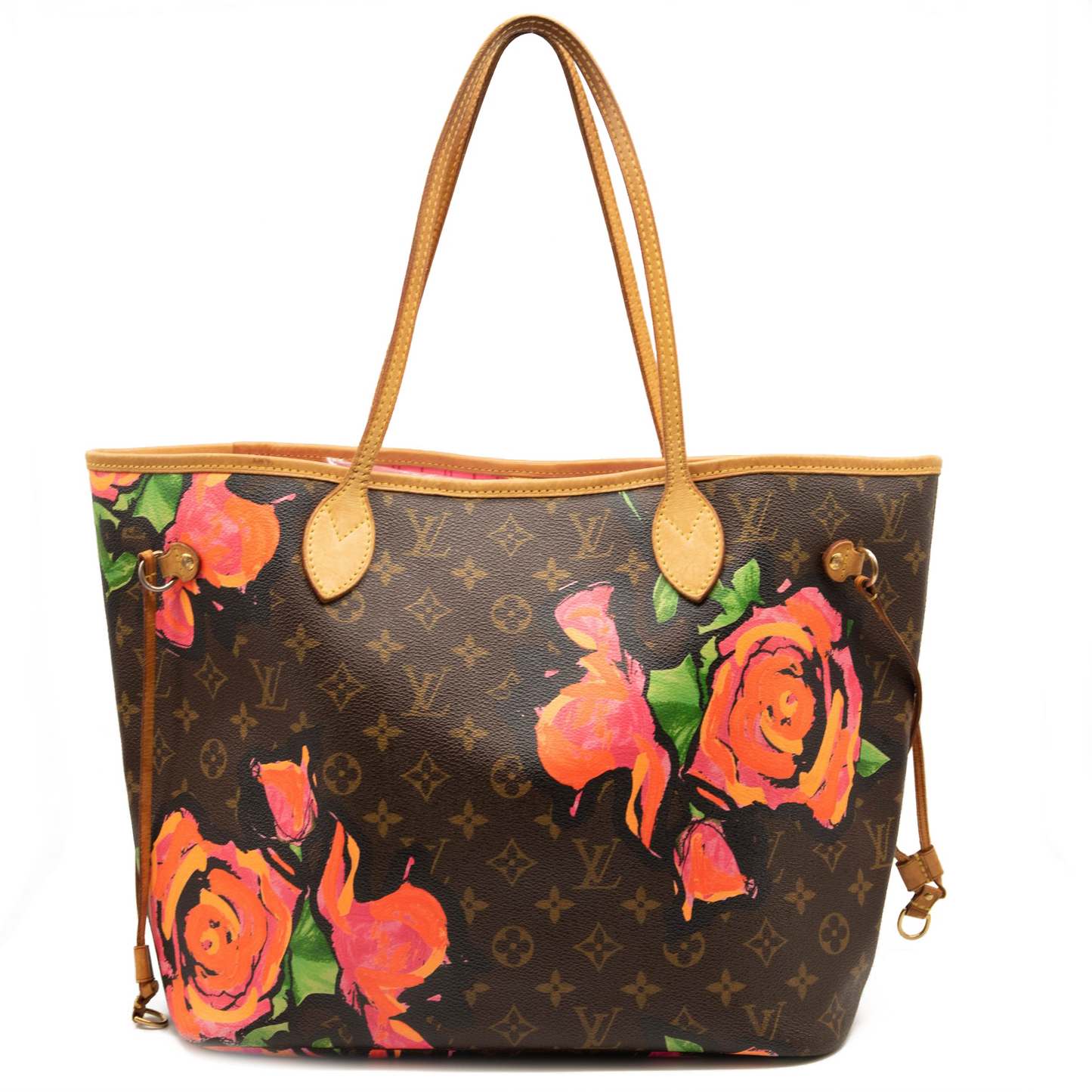 Louis Vuitton Monogram Roses Neverfull MM Tote VI0089