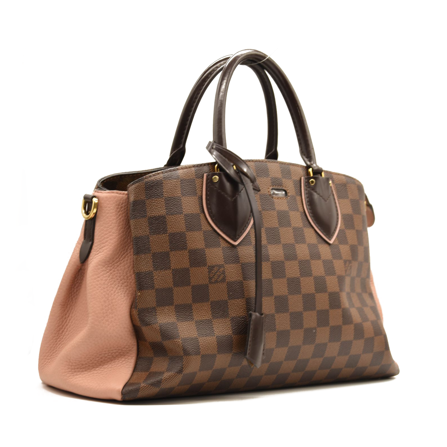 Louis Vuitton Cuir Taurillon Damier Ebene Normandy Pink