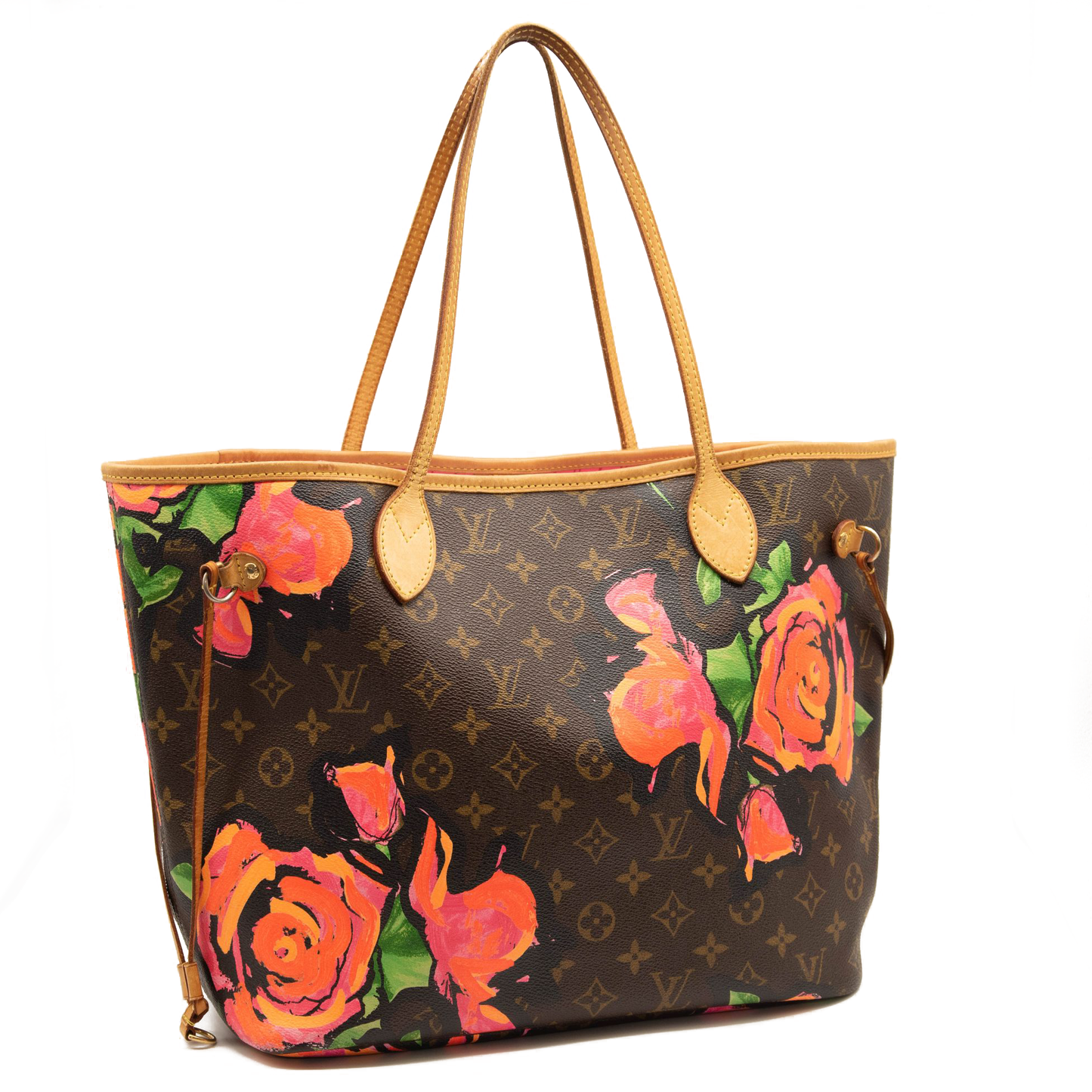 Louis Vuitton Monogram Roses Neverfull MM Tote VI0089