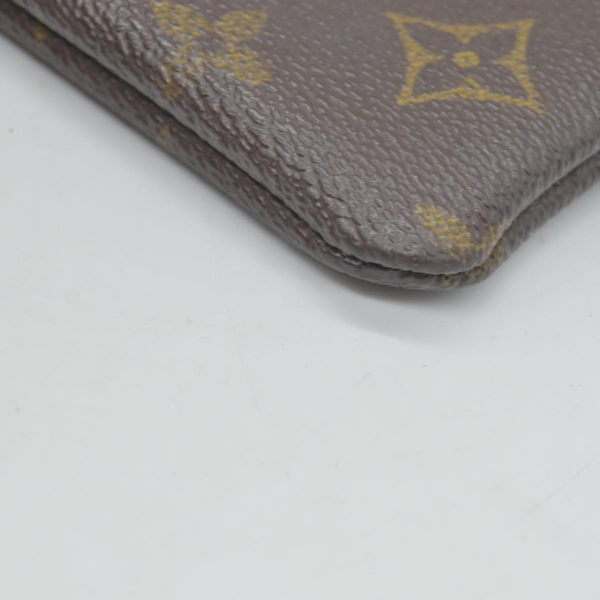 LOUIS VUITTON Monogram  Coin Purse Key Pochette Cles