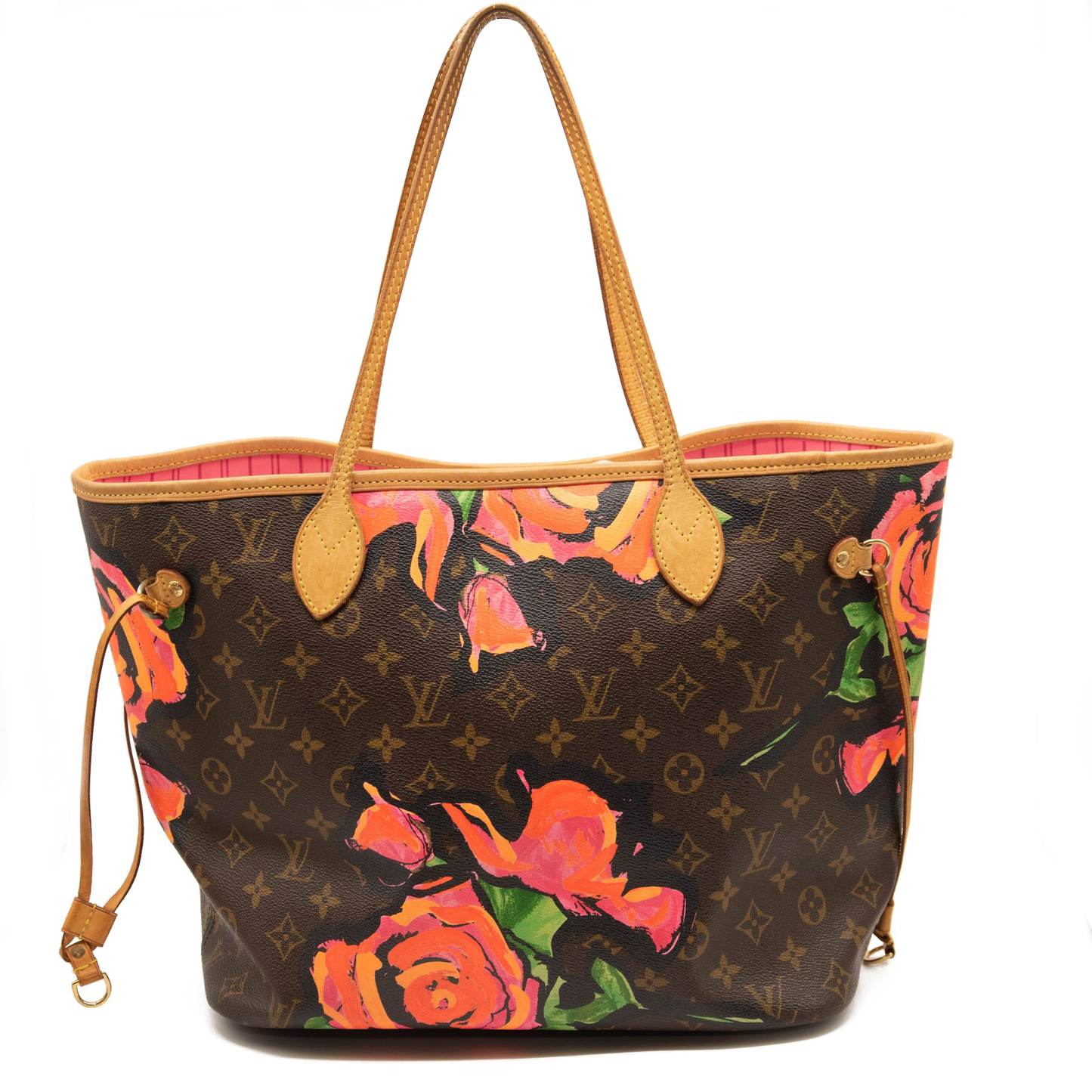 Louis Vuitton Monogram Roses Neverfull MM Tote VI0089