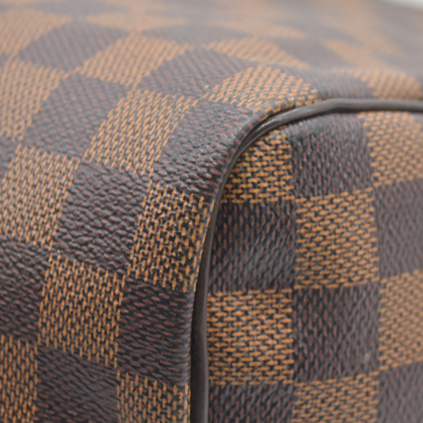 $1980 Louis Vuitton  Damier Ebene Speedy Bandouliere 30 2014 MB5114