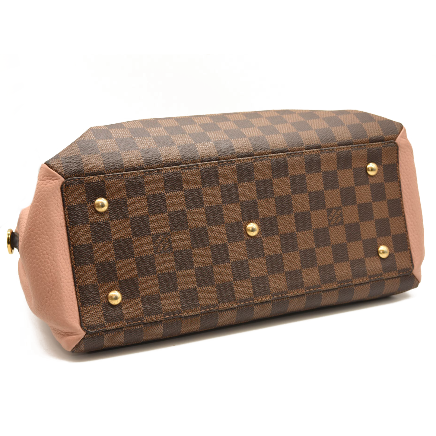 Louis Vuitton Cuir Taurillon Damier Ebene Normandy Pink