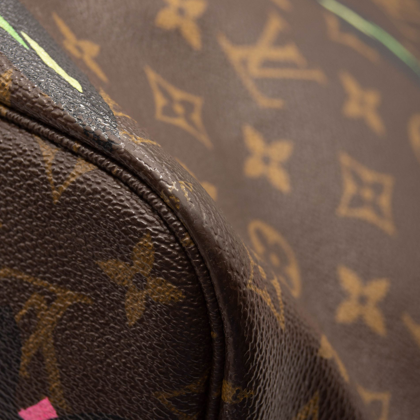 Louis Vuitton Monogram Roses Neverfull MM Tote VI0089