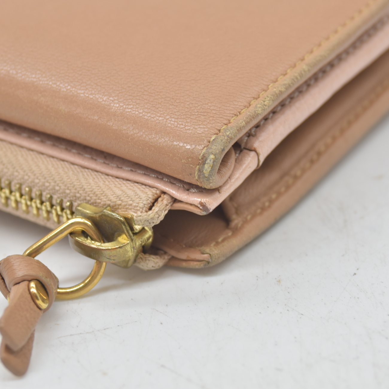 Chloe Indy Leather Zippy Long Wallet Purse Bicolor