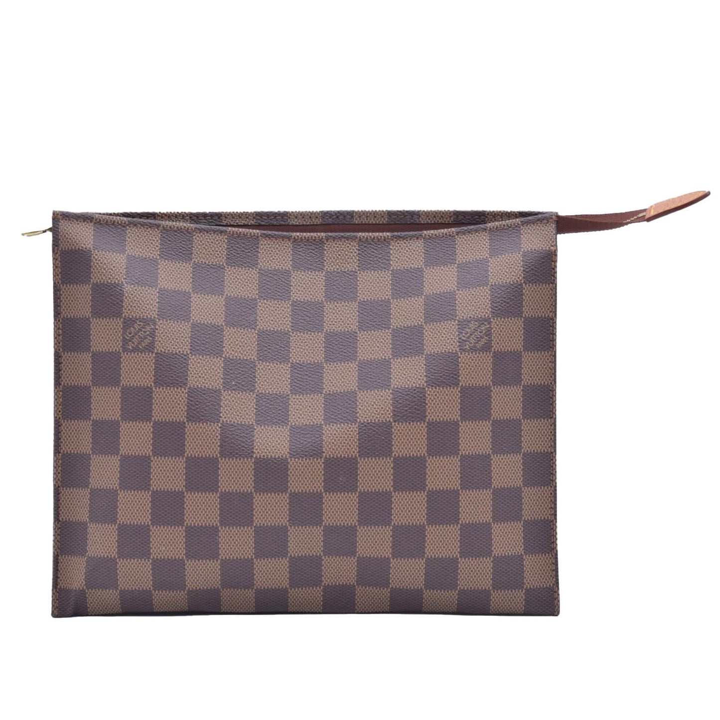 $760 1996 LOUIS VUITTON Damier Ebene Toiletry Pouch 26 TH0956