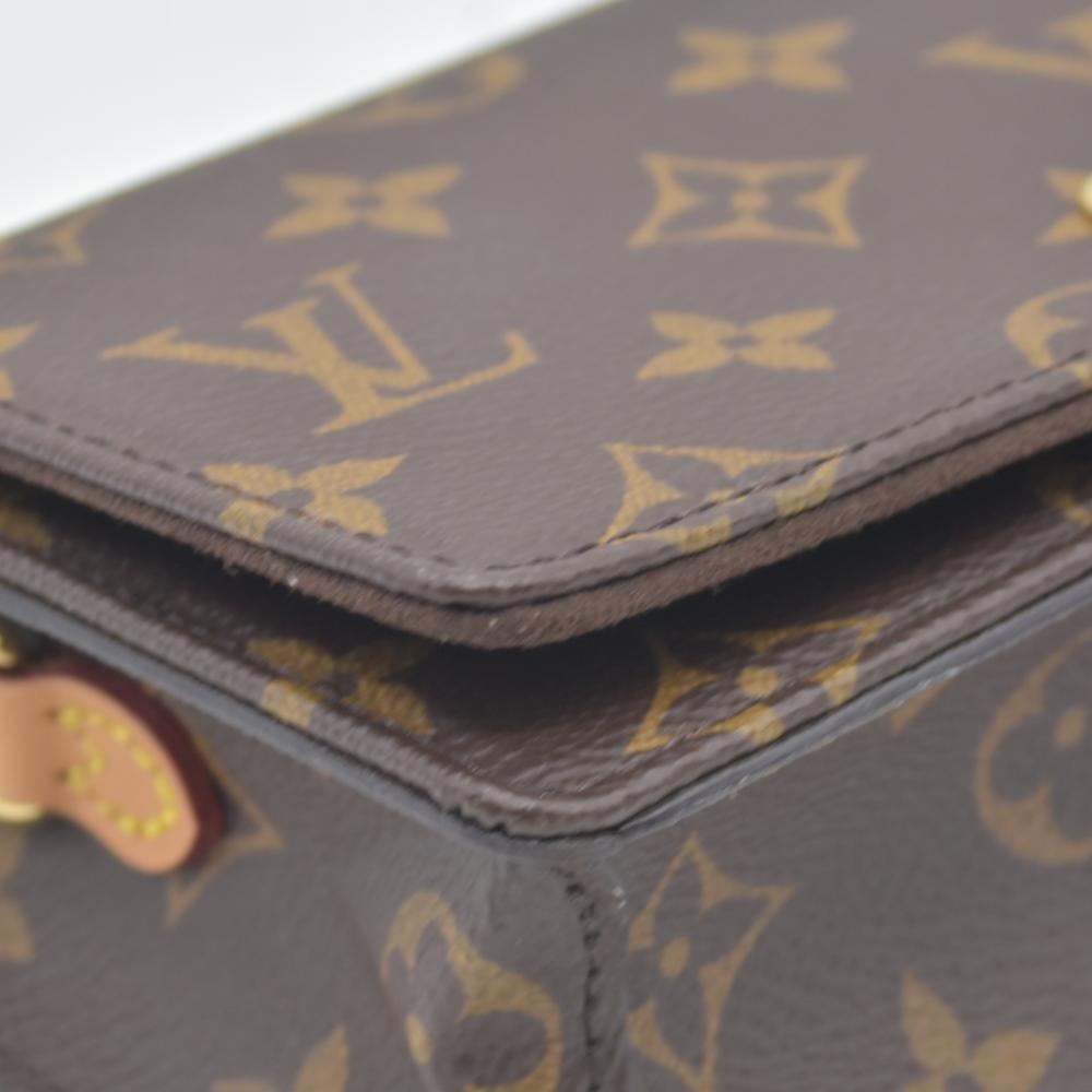 $1750 Louis Vuitton  Monogram Lily Wallet On Chain RFID Crossbody France