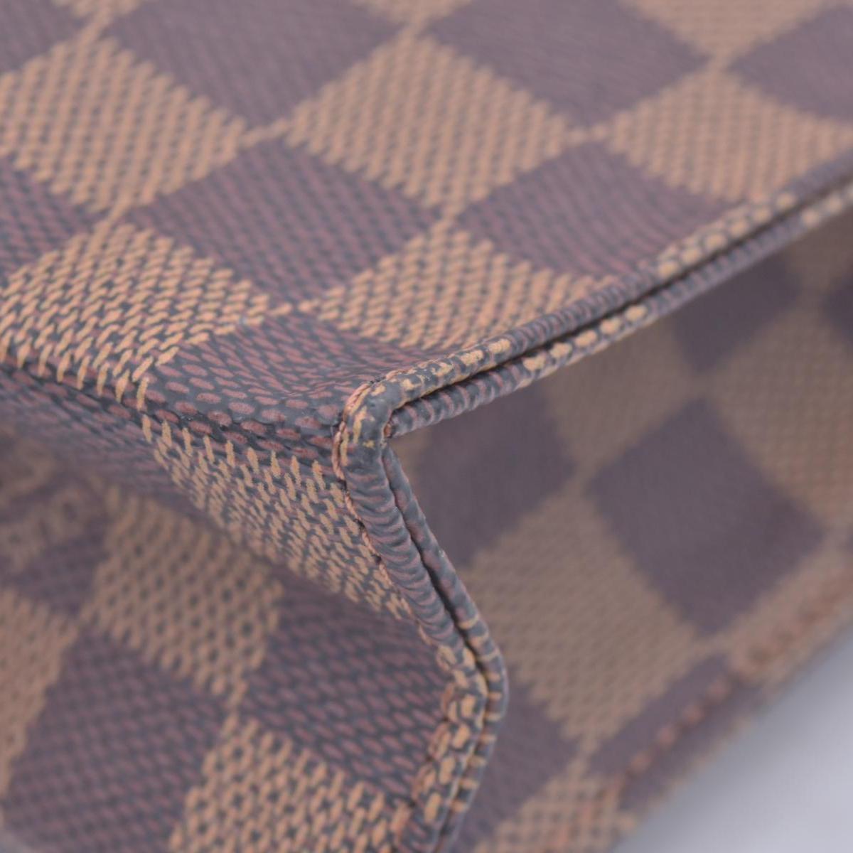 $760 1996 LOUIS VUITTON Damier Ebene Toiletry Pouch 26 TH0956