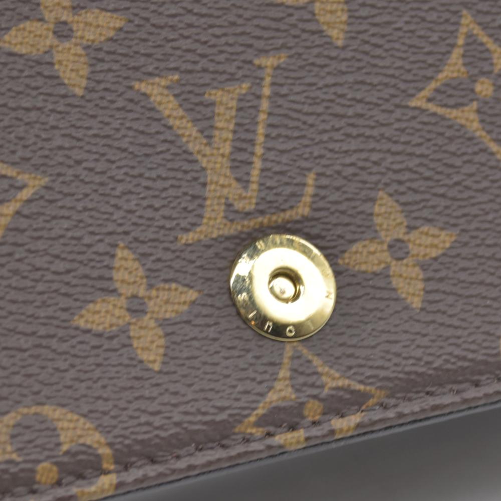$1750 Louis Vuitton  Monogram Lily Wallet On Chain RFID Crossbody France