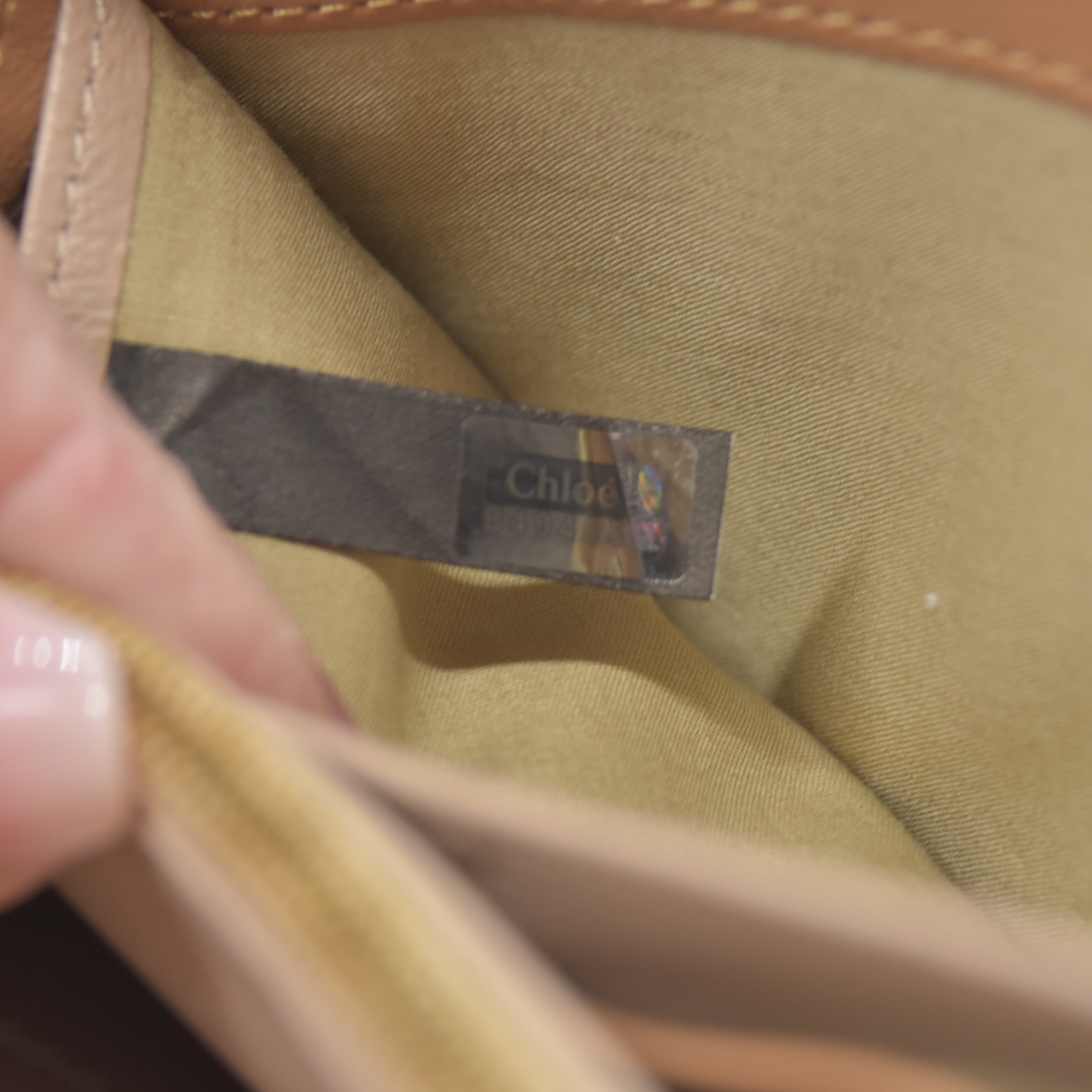 Chloe Indy Leather Zippy Long Wallet Purse Bicolor