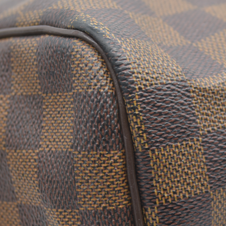 $1730 Louis Vuitton  Damier Ebene Speedy 35 DU0120 2010