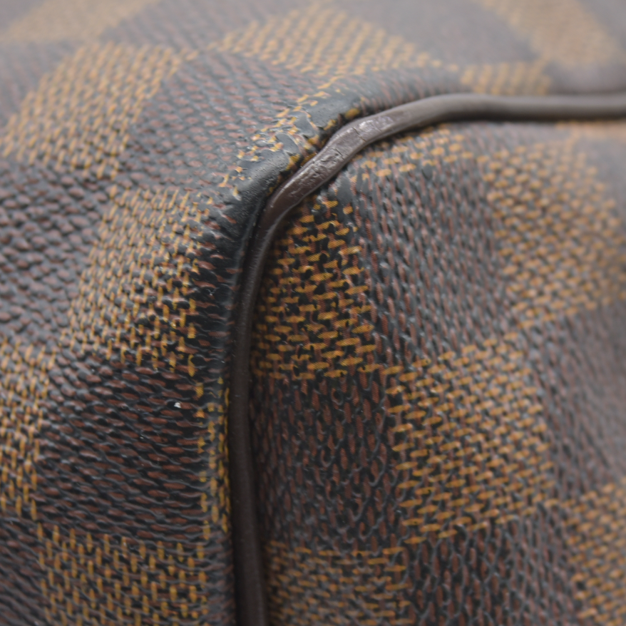 $1730 Louis Vuitton  Damier Ebene Speedy 35 DU0120 2010