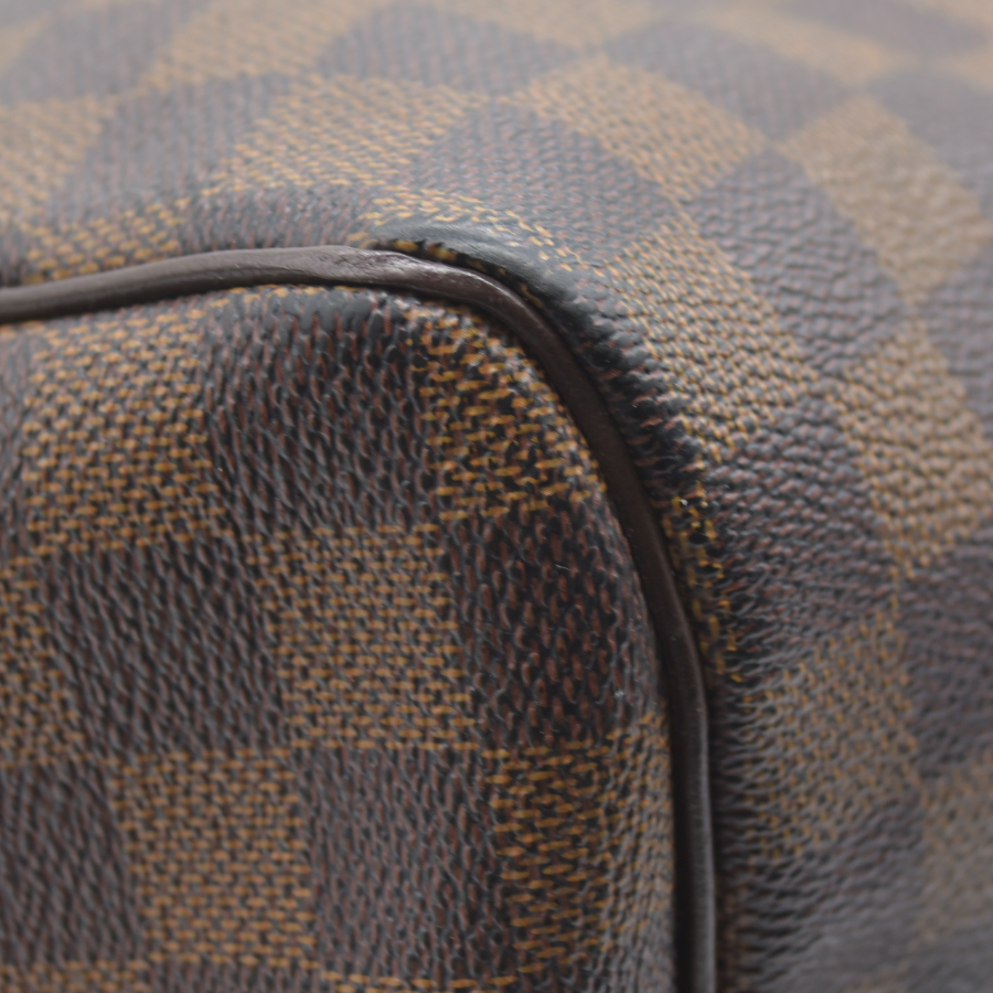 $1730 Louis Vuitton  Damier Ebene Speedy 35 DU0120 2010