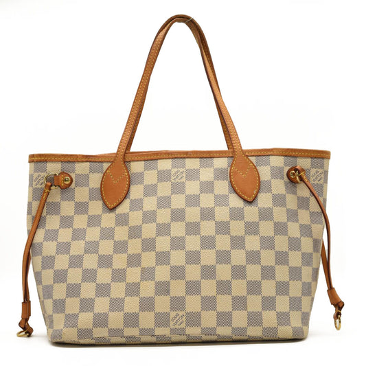 LOUIS VUITTON Damier Azur Neverfull PM