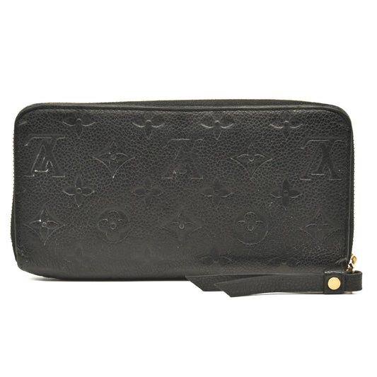 LOUIS VUITTON Empreinte Zippy Wallet Black
