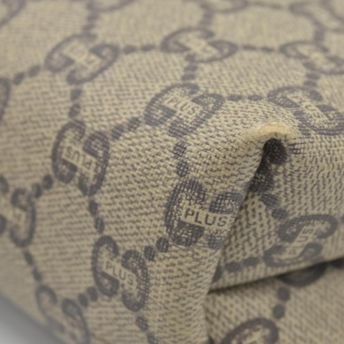 $1010 Gucci GG  Gucci Plus PVC Leather Pouch Clutch Bag