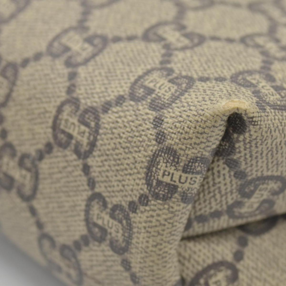 $1010 Gucci GG  Gucci Plus PVC Leather Pouch Clutch Bag