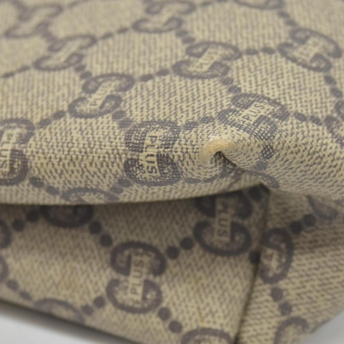 $1010 Gucci GG  Gucci Plus PVC Leather Pouch Clutch Bag