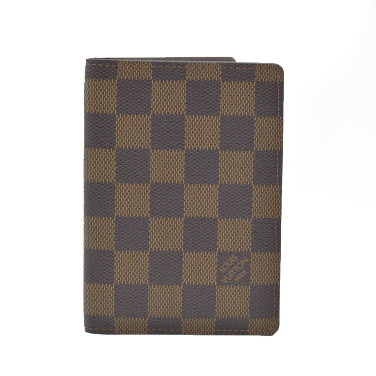 $390 Louis Vuitton  Damier Ebene Passport Cover CA4087