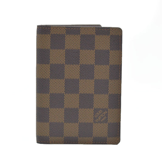 $390 Louis Vuitton  Damier Ebene Passport Cover CA4087