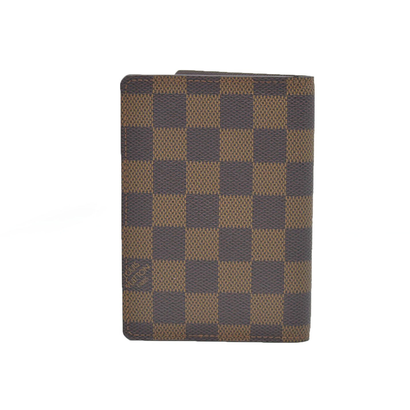 $390 Louis Vuitton  Damier Ebene Passport Cover CA4087
