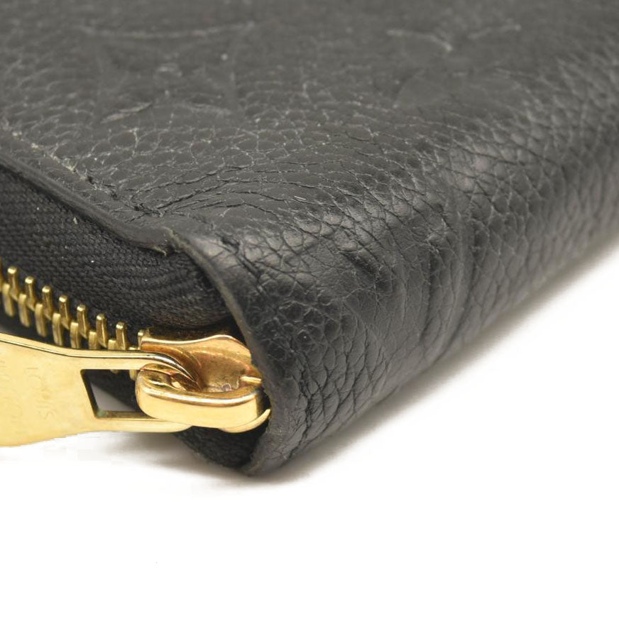 LOUIS VUITTON Empreinte Zippy Wallet Black