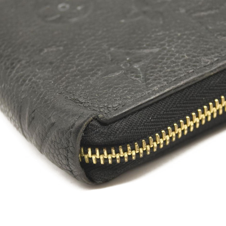 LOUIS VUITTON Empreinte Zippy Wallet Black