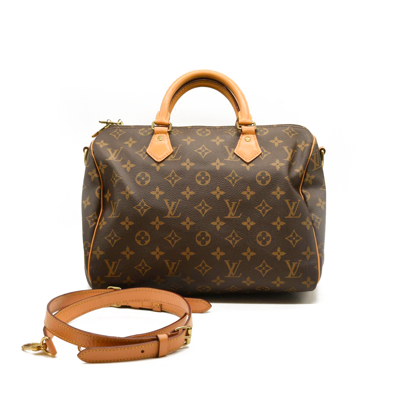 Louis Vuitton Monogram Speedy 30 Bandouliere 1125