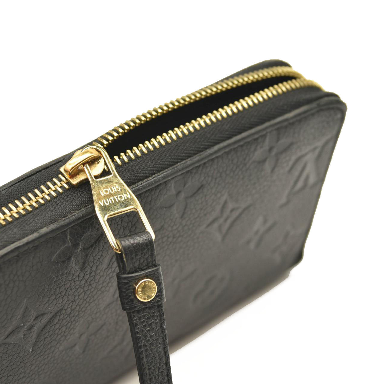 LOUIS VUITTON Empreinte Zippy Wallet Black