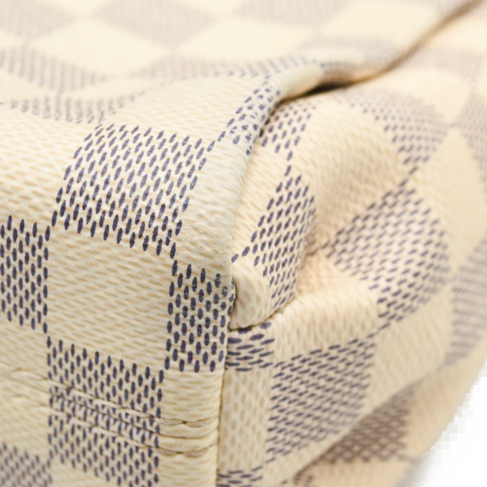 USED $1960 Louis Vuitton Damier Azur Croisette