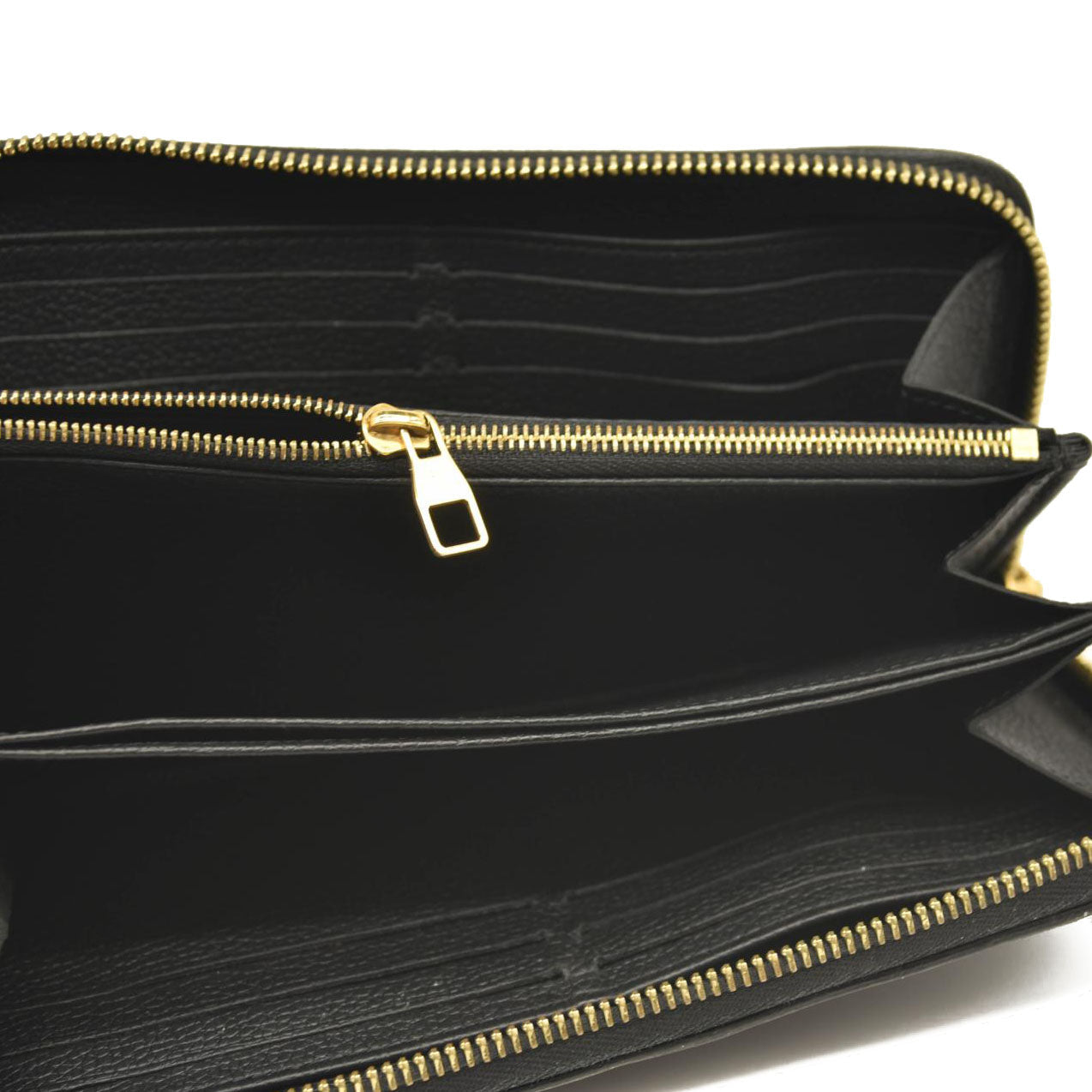 LOUIS VUITTON Empreinte Zippy Wallet Black