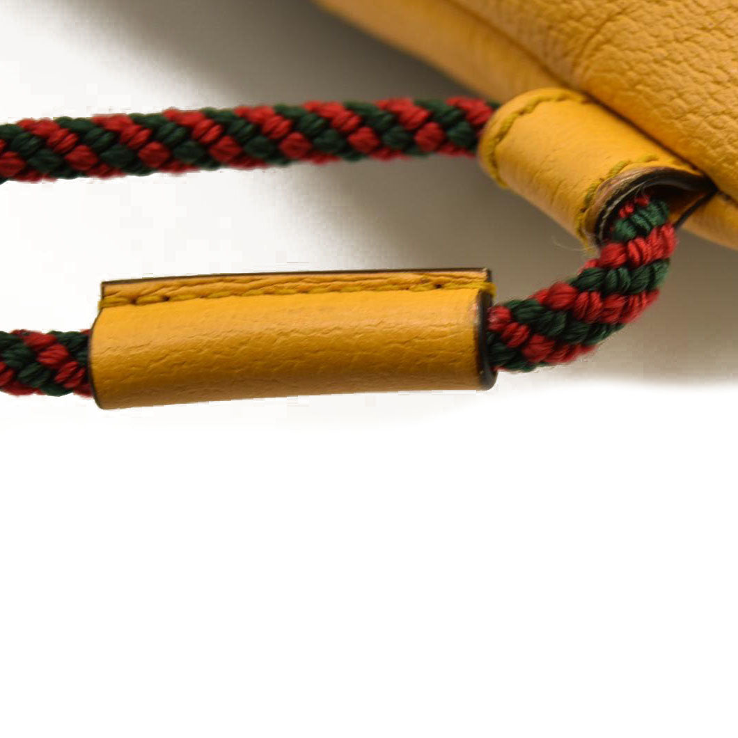 Gucci  GG Supreme Monogram Neo Vintage Drawstring Backpack Beige New Acero Crop