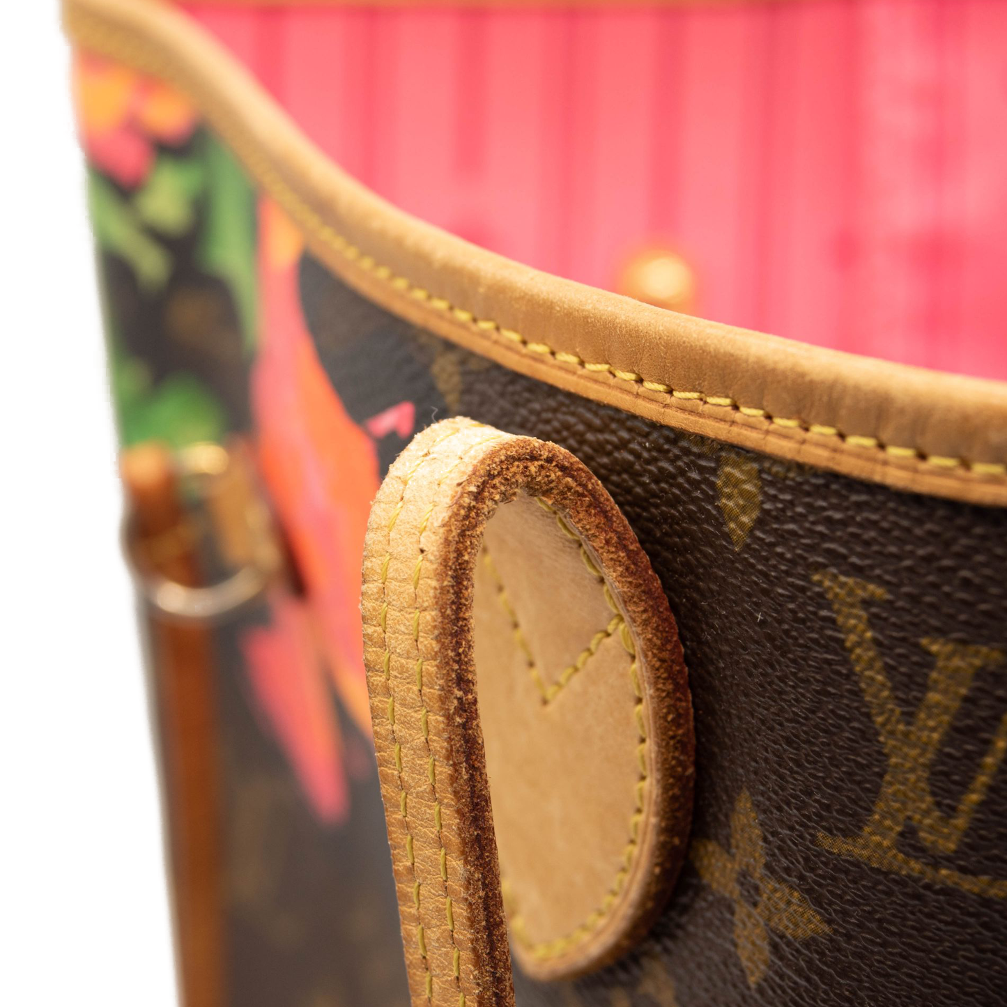 Louis Vuitton Monogram Roses Neverfull MM Tote VI0089