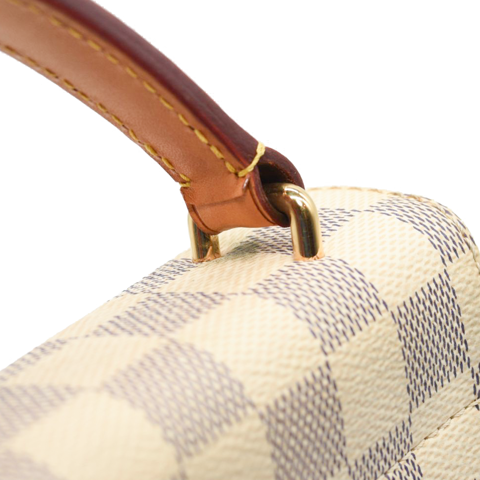 USED $1960 Louis Vuitton Damier Azur Croisette