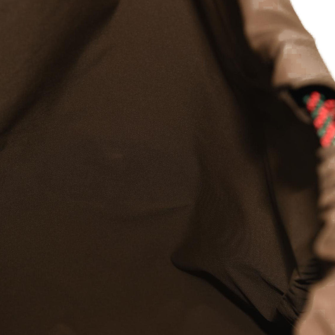 Gucci  GG Supreme Monogram Neo Vintage Drawstring Backpack Beige New Acero Crop