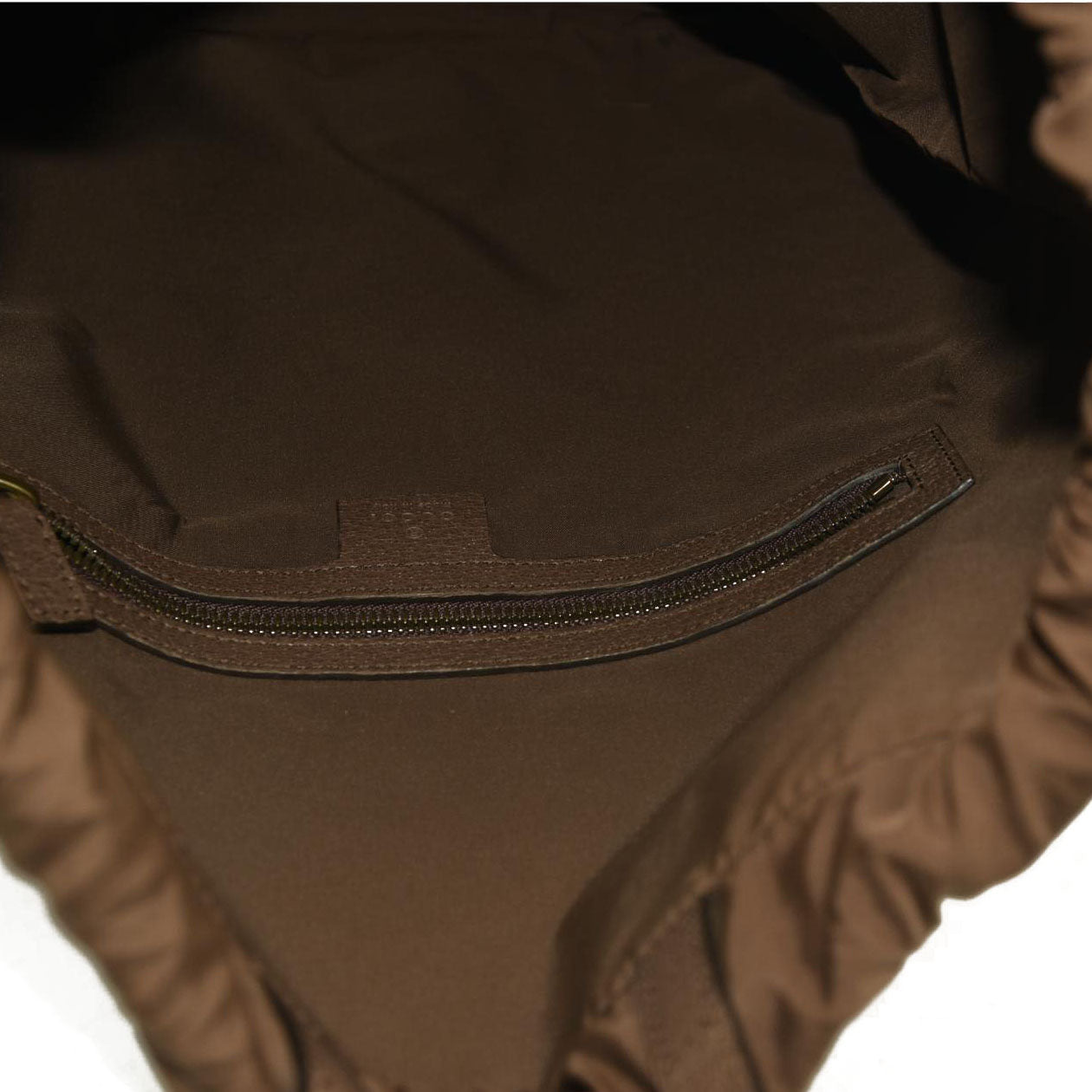 Gucci  GG Supreme Monogram Neo Vintage Drawstring Backpack Beige New Acero Crop