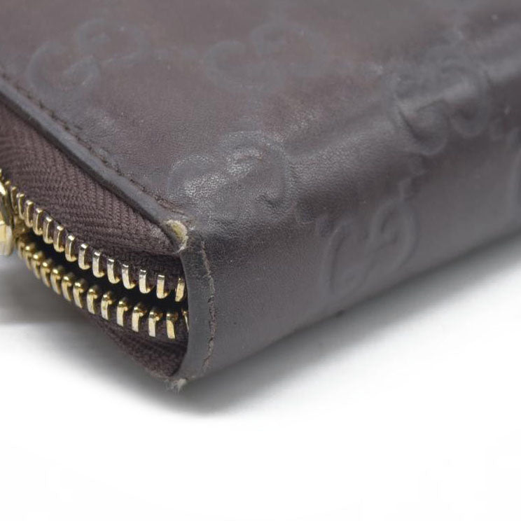 $900 CONSIGNMENT Gucci Leather Printed Continental Wallet