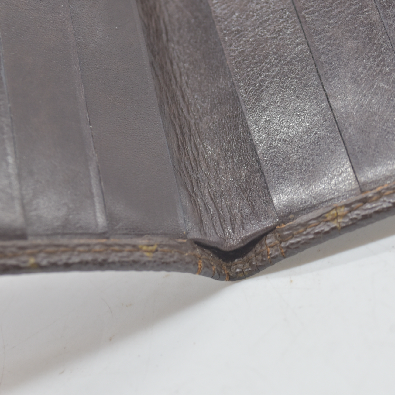 Vintage Louis Vuitton Monogram Bifold Wallet Brown