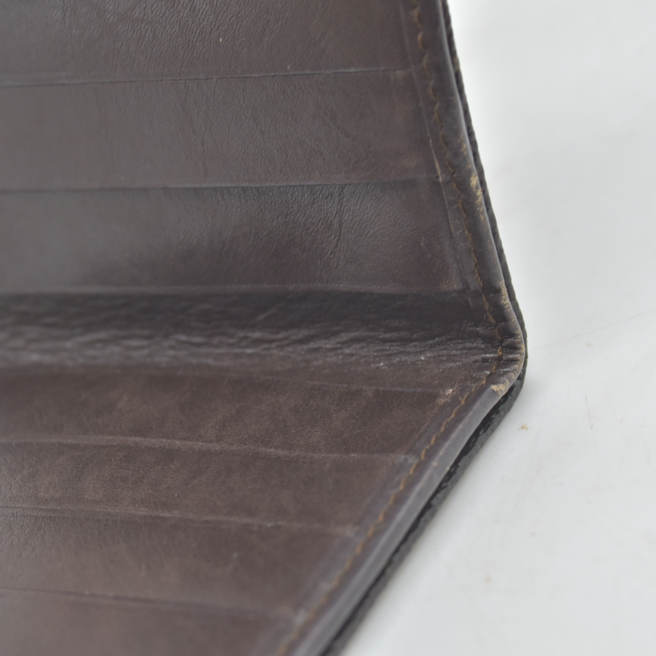 Vintage Louis Vuitton Monogram Bifold Wallet Brown
